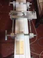 Jig for inserting door locks and hinges 