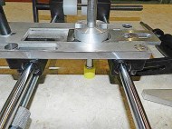 Jig for inserting door locks and hinges 