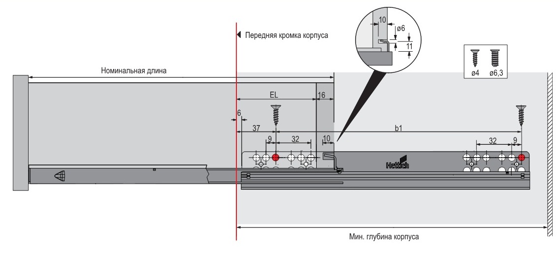 Выдвижные системы BLUM и HETTICH - обзор.